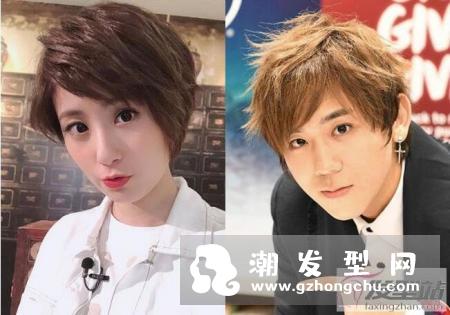 女学生短发发型 90后王颂茵短发造型多变成新世代女神！