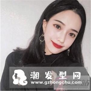 无刘海齐肩发型 很适合学生的中短发