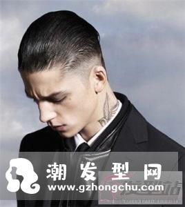 适合男生的无刘海短发发型