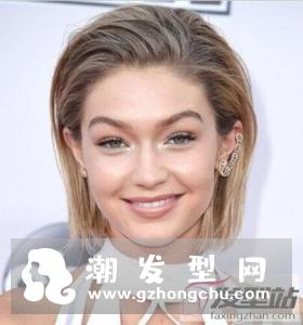 女生短发背头造型 冷艳酷炫帅过男票