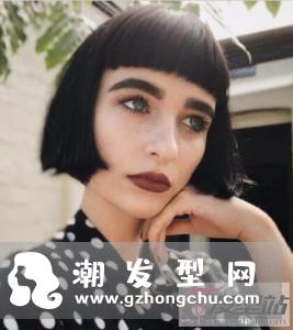 2019流行短发发型女 齐嘴短发美得刚刚好