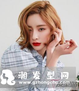 短发女生偏分发型 修颜塑型超显气质