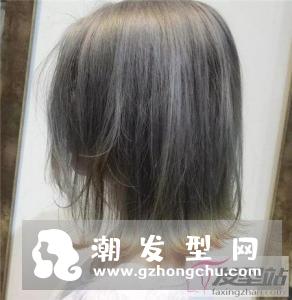 女生短发发尾怎么染好看 渐变色裙摆染打造视觉盛宴