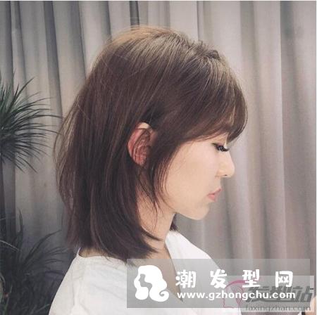 锁骨发瘦脸效果意外的好 散发着简单的高级快来剪一波