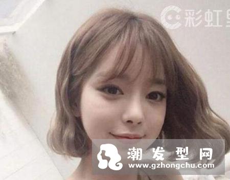 蛋卷头短发怎么烫 发型图片欣赏