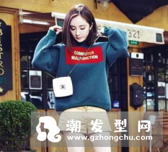 女生三七分短发 洋气瘦脸潮女范