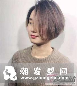 女士两边不对称短发 一长一短回头率超高