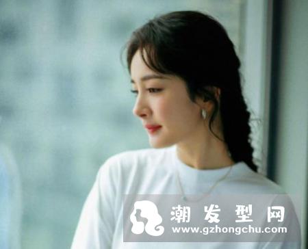 杨幂最新麻花辫图片 同款怎么编