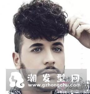 个性背头卷发 帅气时髦圈粉