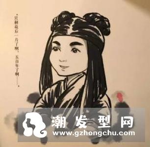 宋茜哪吒头图片 同款哪吒头怎么扎好看