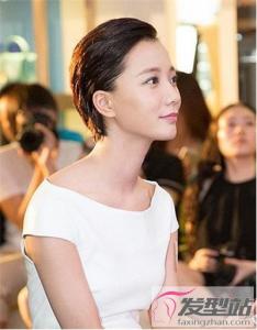 女生背头短发 气场全开你想不到的帅气