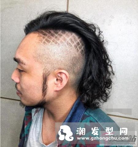 男士雕刻图案简单帅气 硬派刻发一秒man炸