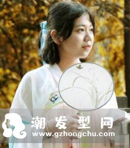 短发汉服发型 清新婉约画风唯美