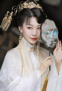 短发汉服发型 清新婉约画风唯美