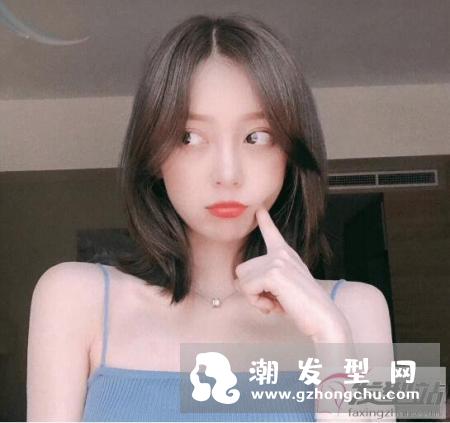 锁骨发瘦脸效果意外的好 散发着简单的高级快来剪一波