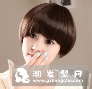 黑色短发发型女生韩范 清新婉约不染发也美