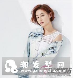 女生偏分短发发型 修颜时尚秒变小脸