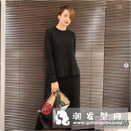 假小子中性女生发型超帅 Boylish男孩风短发摆脱长发累赘