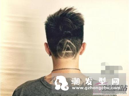男士雕刻图案简单帅气 硬派刻发一秒man炸