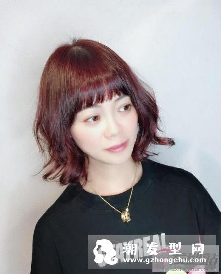 齐肩短发烫发发型 16款超修饰脸型及肩短卷发美翻天