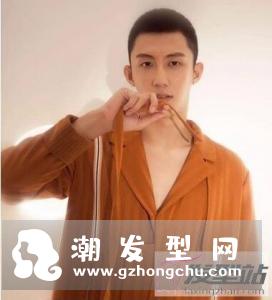 适合男生的无刘海短发发型