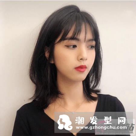 锁骨发瘦脸效果意外的好 散发着简单的高级快来剪一波