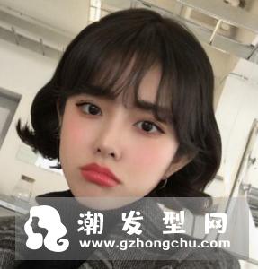 蛋卷头短发怎么烫 发型图片欣赏