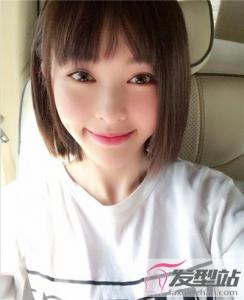 短发剪到什么位置瘦脸 耳坠短发瘦脸不止一圈