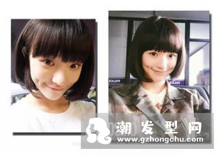 妹妹头怎么剪才好看 这样剪超瘦脸少女感满屏
