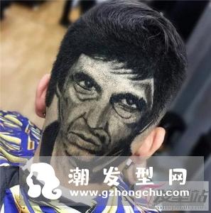 霸气头发图案剃图片 “纹身发型”成最新型男标配