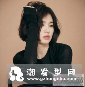黑色短发发型女生韩范 清新婉约不染发也美