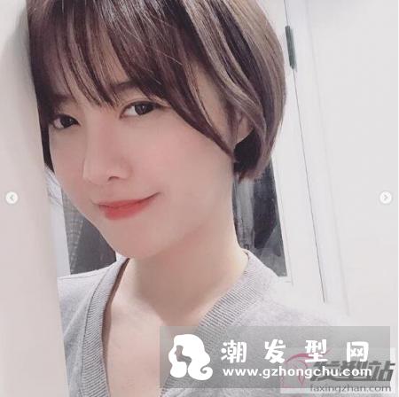 女星示范短发造形整理教学 假小子中性发型帅到崩溃