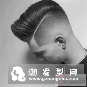 铲青渐变发型 短蓬巴杜渐变side part