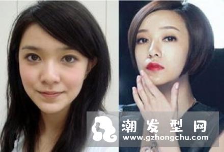 发型女生中短发 这些女星剪短发比长发还美