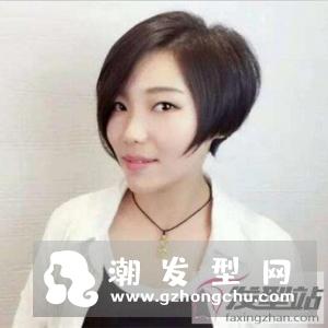 女士两边不对称短发 一长一短回头率超高