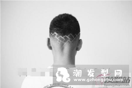 男士雕刻图案简单帅气 硬派刻发一秒man炸
