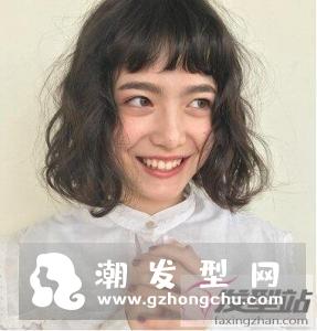 女生日式短发发型 清新自然散发独特韵味