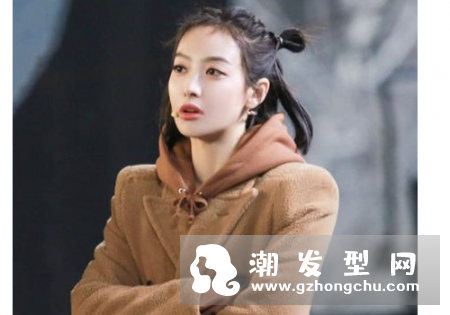 宋茜哪吒头图片 同款哪吒头怎么扎好看