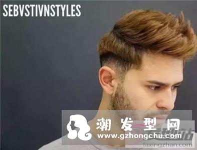 铲青渐变发型 短蓬巴杜渐变side part