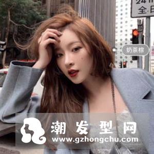 奶茶棕色发型图片 适合黄皮吗