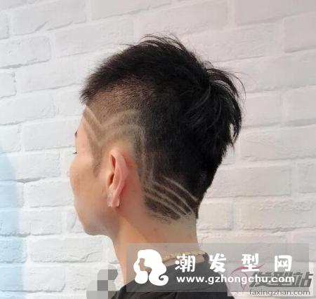 男士雕刻图案简单帅气 硬派刻发一秒man炸