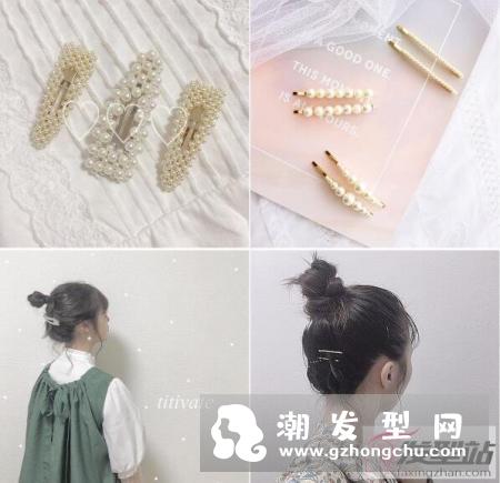 短发简单编发发型扎法 运用发夹可爱度秒增10倍