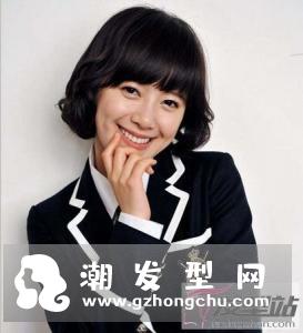 黑色短发发型女生韩范 清新婉约不染发也美