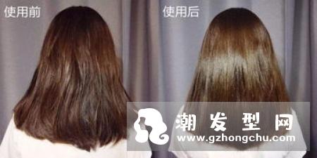 “哇你都做了漂发,发质还是好好喔~”是不是很得意!