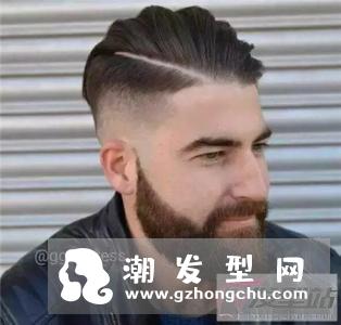 铲青渐变发型 短蓬巴杜渐变side part