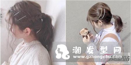 短发简单编发发型扎法 运用发夹可爱度秒增10倍