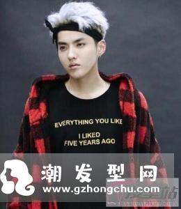 男生发带发型短发修剪得颇为轻盈