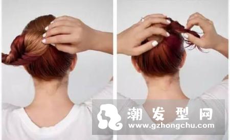 湿漉漉的头发怎么扎 鱼尾丸子头就是这样的好看