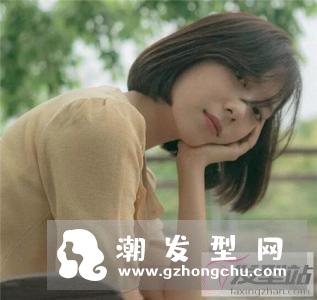 内扣发型图片短发学生 文艺风短发成校园主流