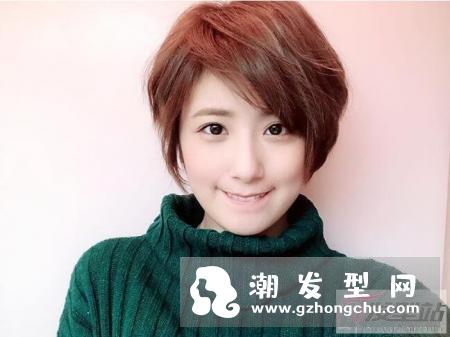 女学生短发发型 90后王颂茵短发造型多变成新世代女神！
